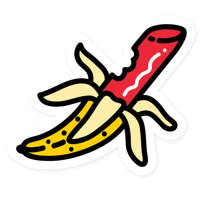 Banana Pop Art Illustration